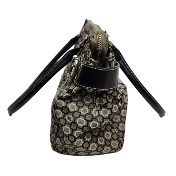 Purse Handbag Y2K Shoulder bag Tan Black color Buckles NINE WEST - Picture 5 of 15